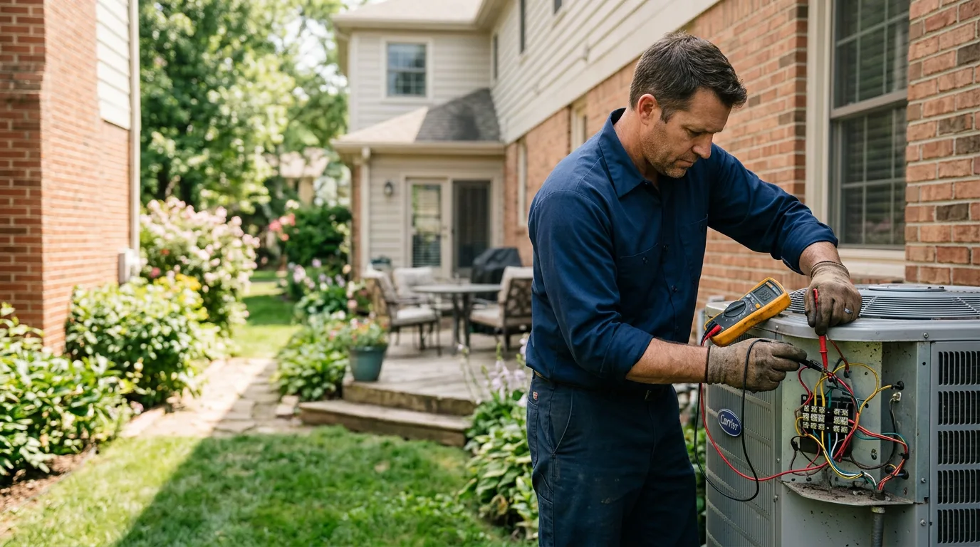 HVAC technician working near Hillsdale, NY